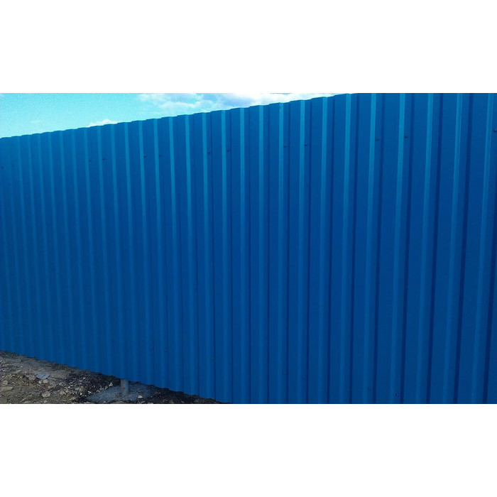 Профлист Металл Профиль МП-20 0,5 PURMAN® RAL 5005 Синий насыщенный | B фото 5