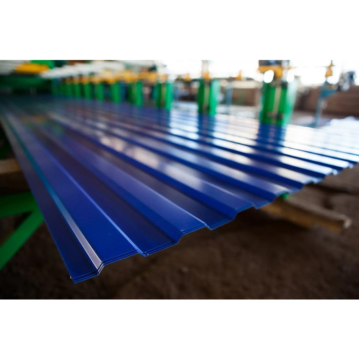 Профлист Металл Профиль МП-20 0,5 PURMAN® RAL 5005 Синий насыщенный | B фото 4