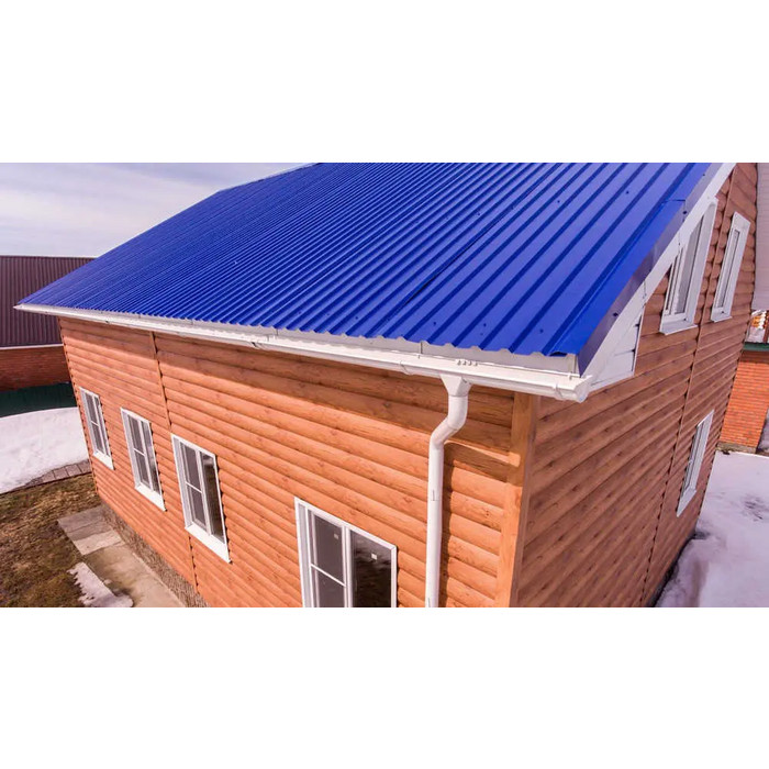 Профлист Металл Профиль МП-20 0,5 PURMAN® Galmei/Сиреневый металлик | A фото 3