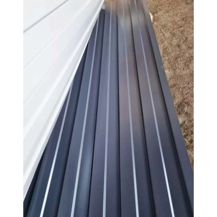 Профлист Металл Профиль МП-20x1100-A 0,5 PURETAN® RR 23 Темно-серый фото 7