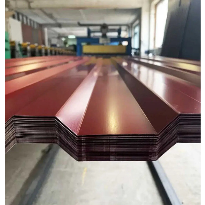 Профлист Металл-Профиль МП-20 PURMAN® 0.5 мм RAL 3011 Коричнево-красный фото 8