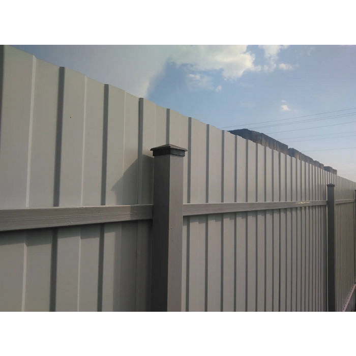 Профлист Grand Line С10R GreenCoat Pural BT, matt 0.5 мм RR 21 Светло-Серый фото 4