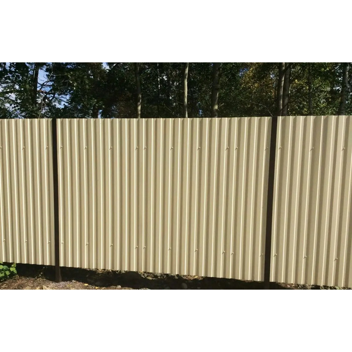 Профлист Grand Line С10R Satin 0.5 мм RAL 1015 Светлая Слоновая Кость фото 6