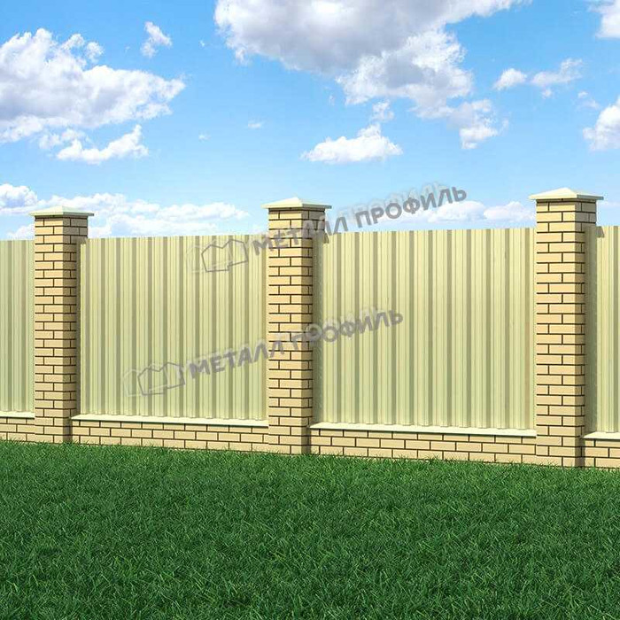 Профлист Металл Профиль НС-35 0,5 NormanMP RAL 1015 Светлая слоновая кость фото 3