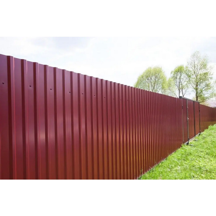 Профлист Металл-Профиль С-21 VikingMP® E 0.5 мм RAL 3005 Красное вино фото 9
