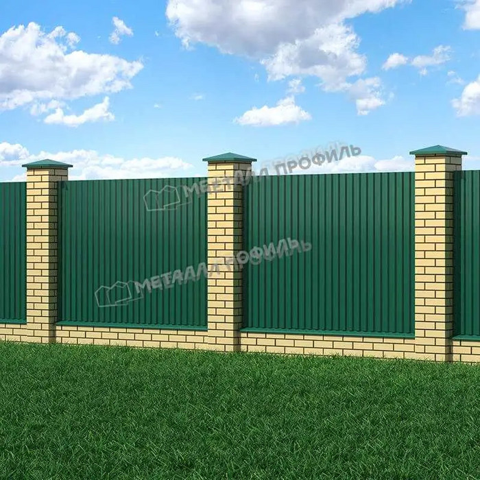 Профлист Металл-Профиль С-21 VikingMP® E 0.5 мм RAL 6005 Зеленый мох фото 3