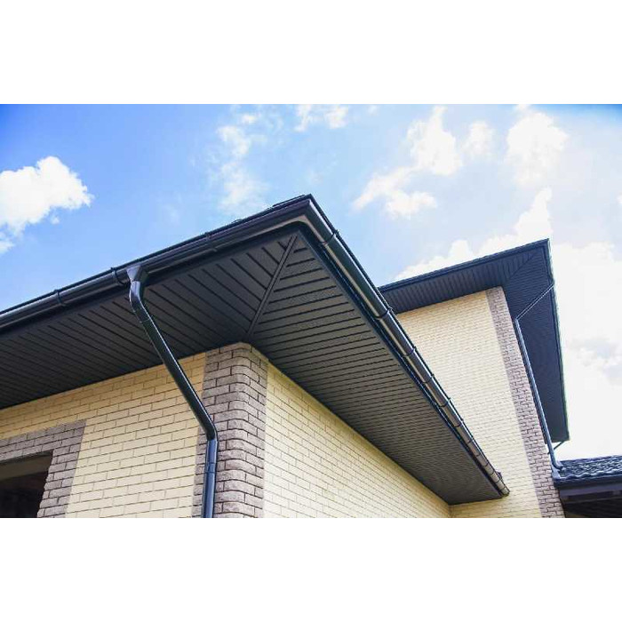Софит металлический центральная перфорация 0,5 Satin с пленкой RAL 8004 терракота фото 10