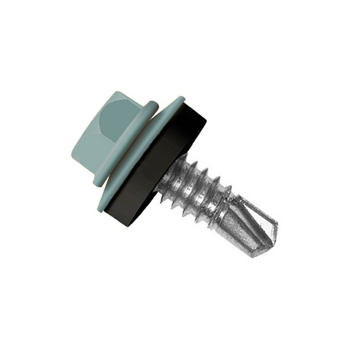 Саморез по металлу Daxmer 5,5х19 RAL 6033 (250) сверло №3