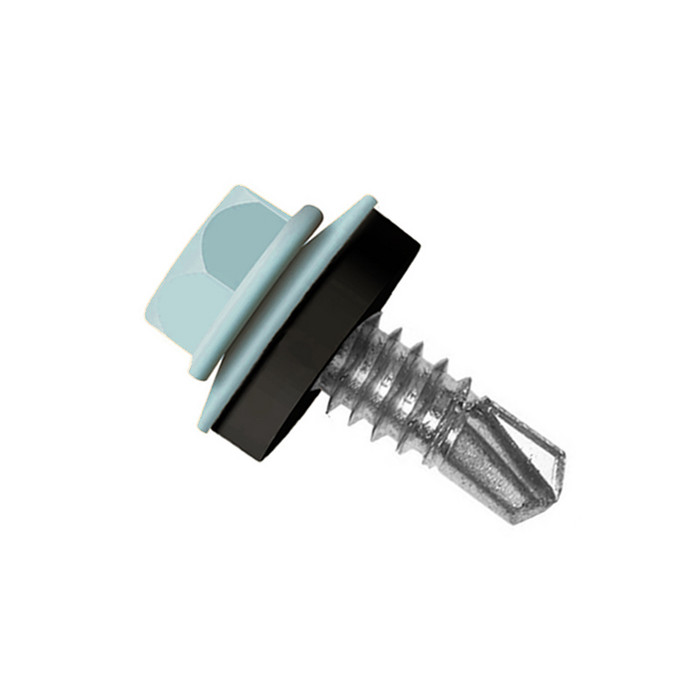 Саморез по металлу Daxmer 5,5х19 RAL 6034 (250) сверло №3