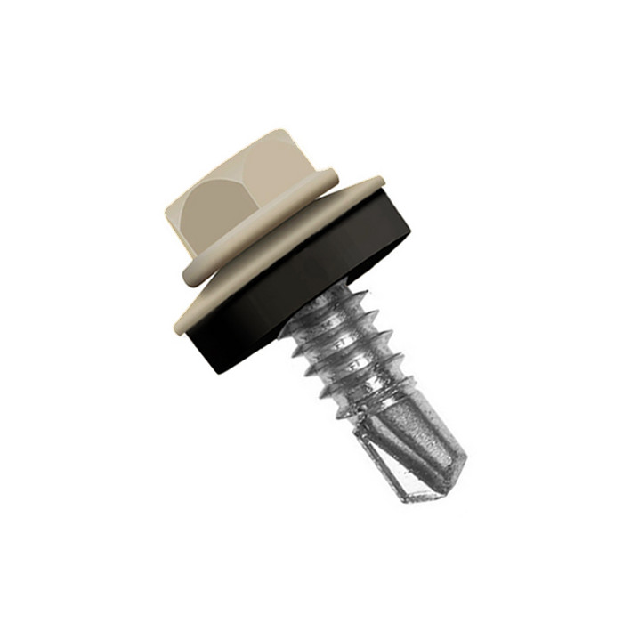 Саморез по металлу Daxmer 5,5х25 RAL 1011 (250) сверло №3