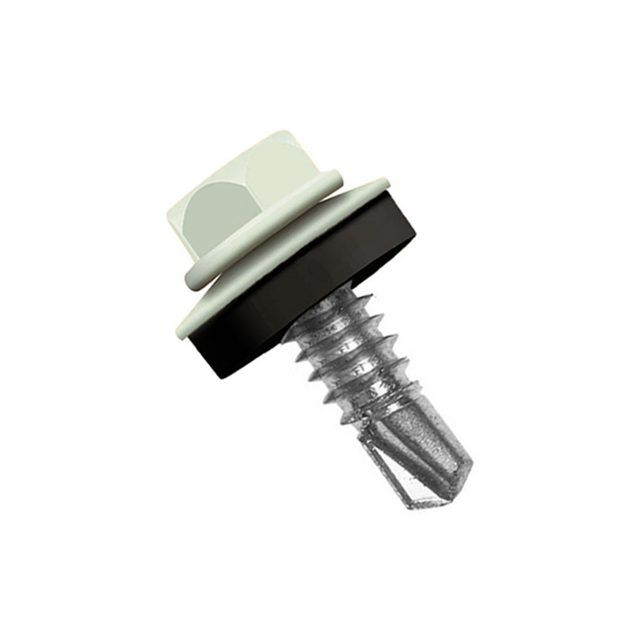 Саморез по металлу Daxmer 5,5х25 RAL 7038 (250) сверло №3