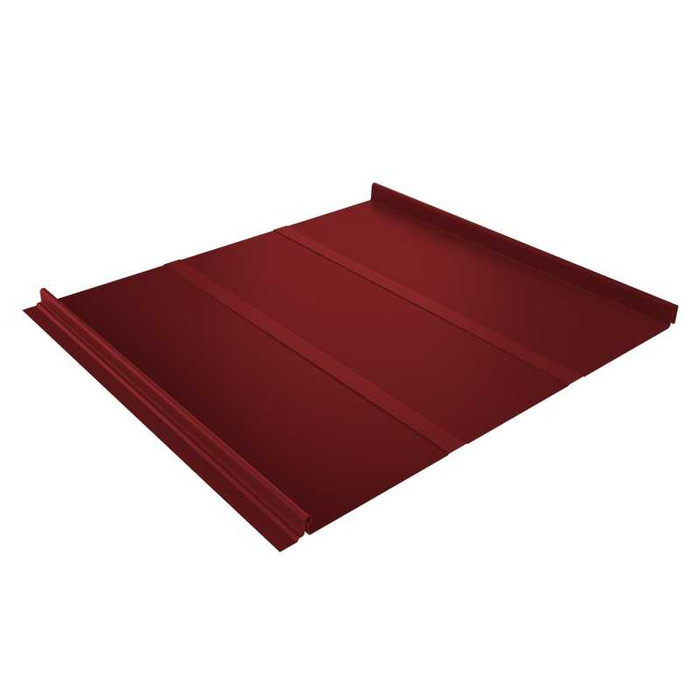 Фальцевая кровля Кликфальц Line Grand Line 0,5 Satin RAL 3011 Коричнево-Красный
