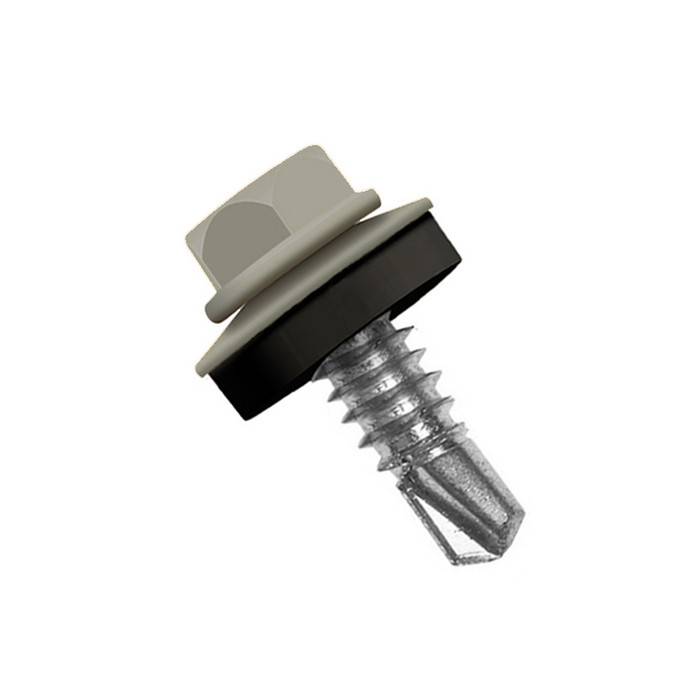 Саморез по металлу Daxmer 5,5х25 RAL 7039 (250) сверло №3