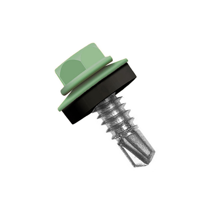 Саморез по металлу Daxmer 5,5х25 RAL 6018 (250) сверло №3