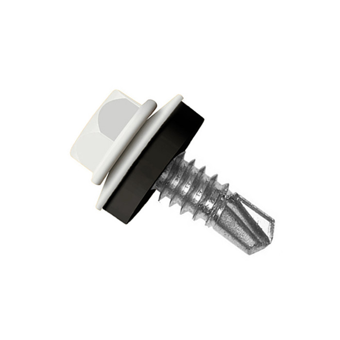 Саморез по металлу Daxmer 5,5х19 RAL 9010 (250) сверло №3