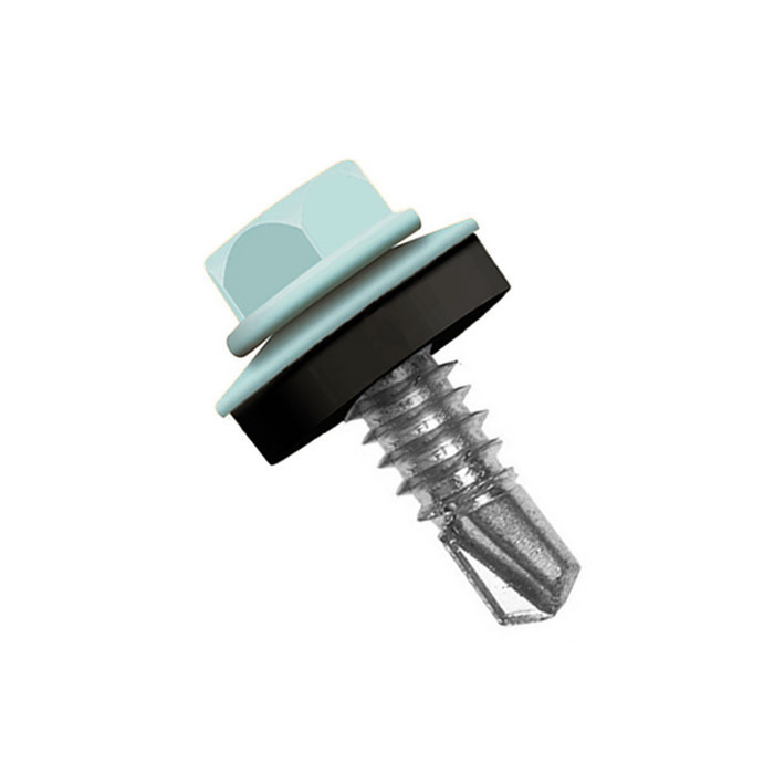 Саморез по металлу Daxmer 5,5х25 RAL 6027 (250) сверло №3