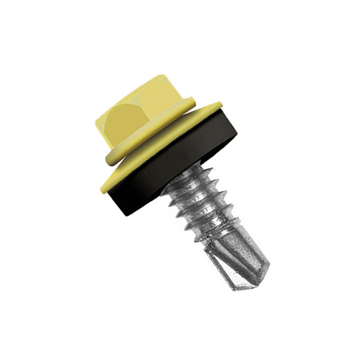 Саморез по металлу Daxmer 5,5х25 RAL 1023 (250) сверло №3