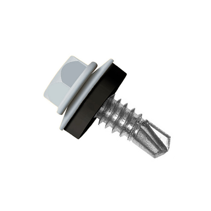 Саморез по металлу Daxmer 5,5х19 RAL 7040 (250) сверло №3