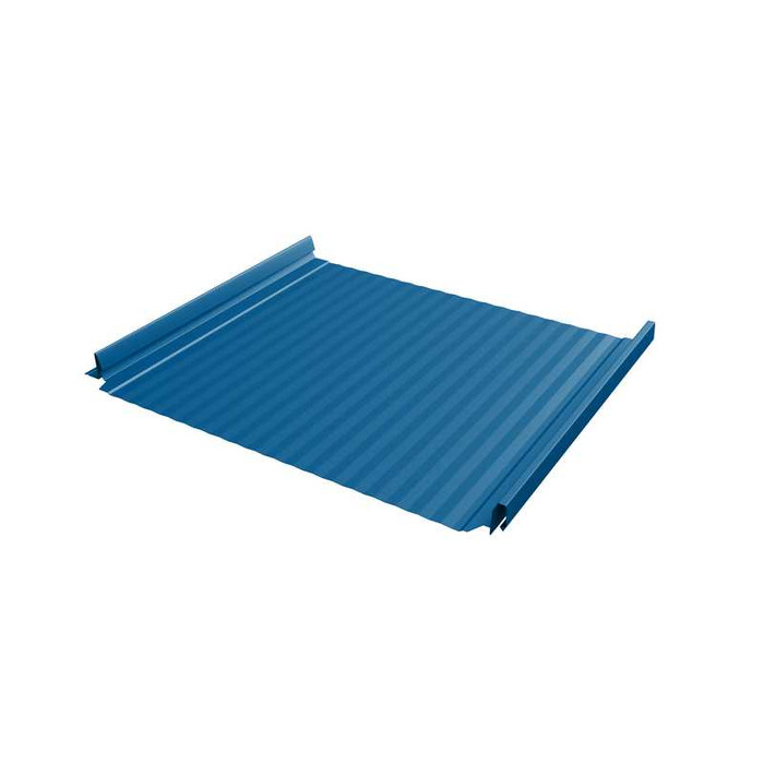 Фальцевая кровля Кликфальц Pro Gofr Grand Line 0,5 Satin RAL 5005 Сигнальный Синий
