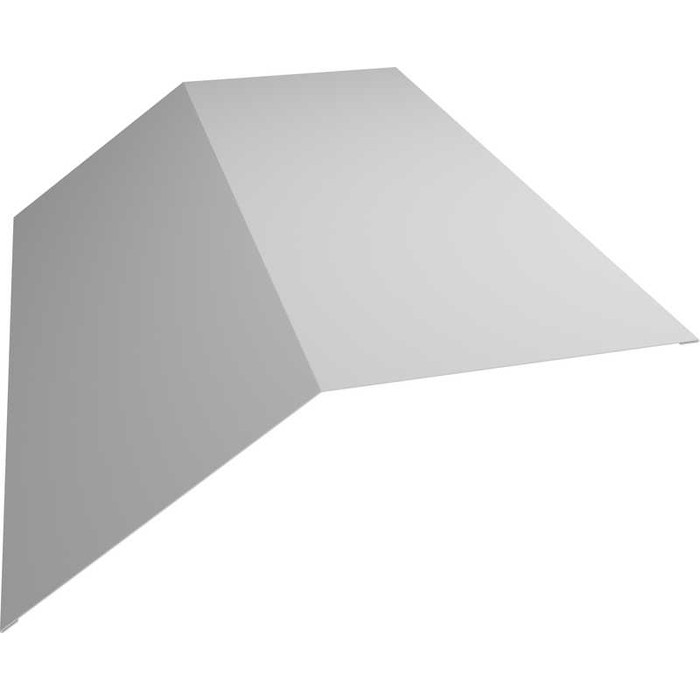 Планка конька плоского 145х145 Optima 0,5 Zn