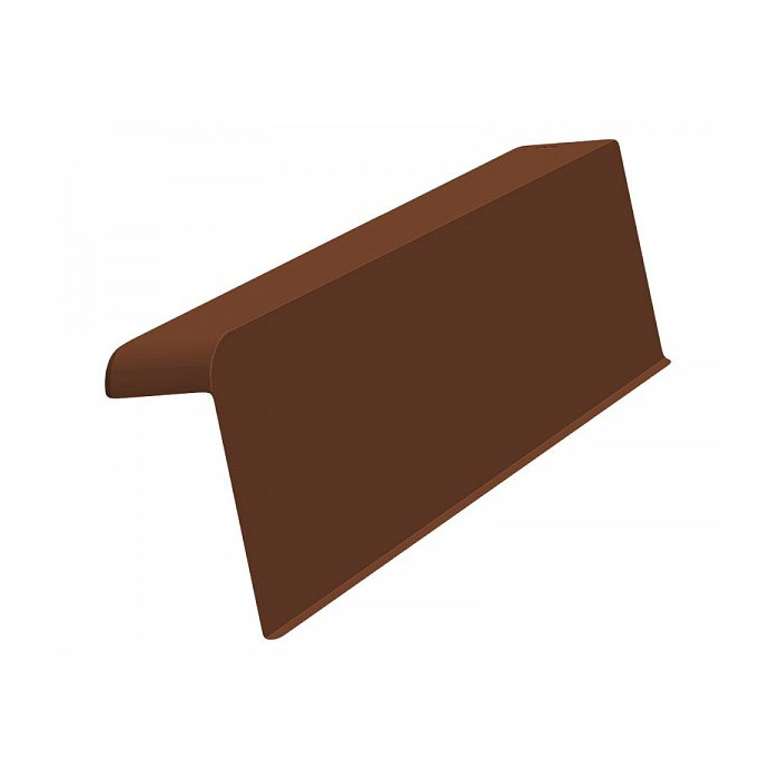 Боковая правая облегченная черепица для ЦПЧ, Коричневая, алюминий, ФЭЗ