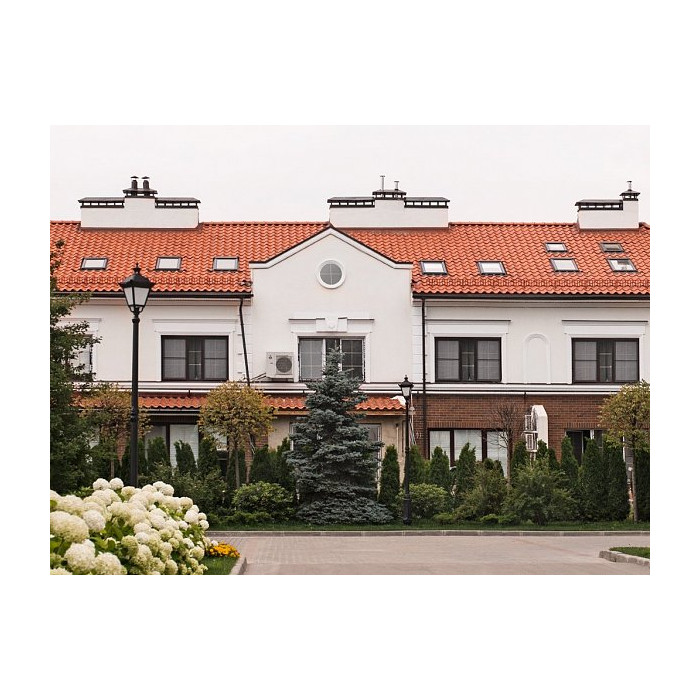 Вальмовая черепица, Натуральный красный, ABC фото 3