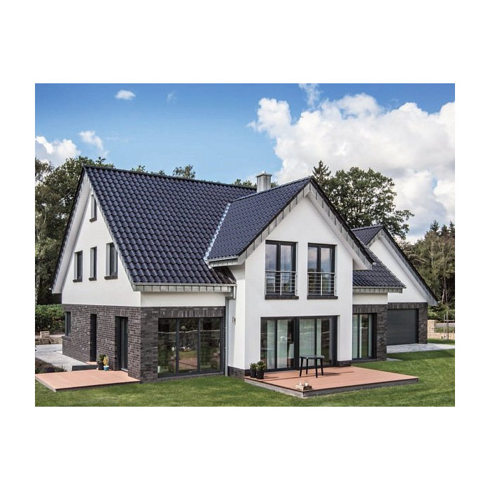 Вальмовая черепица, Антрацит матовый, ABC фото 3