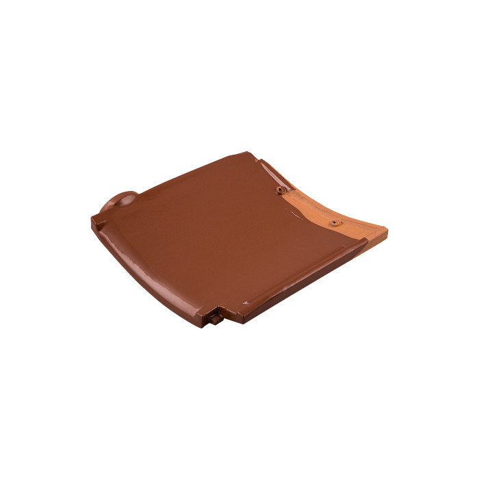 Боковая левая черепица, TS-roof (Самурай), Глянцевый красный, Maruso