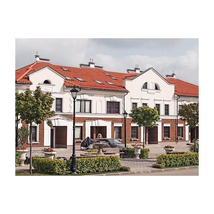 Боковая левая черепица TG10, Натуральный красный, ABC фото 4