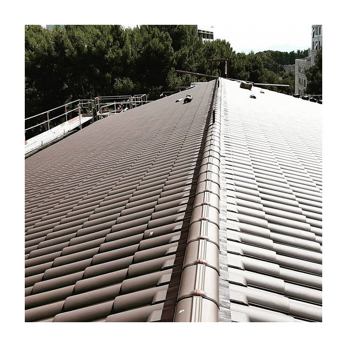 Коньковая черепица круглая, Chocolate, Tejas Borja