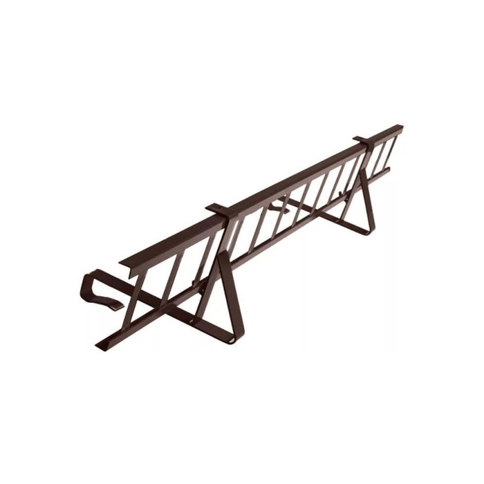 Соединительный зажим для снегозадерж. решетки, Черный, сталь, ФЭЗ фото 2