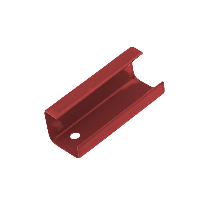 Соединительный зажим для снегозадерж. решетки, Красный, сталь, ФЭЗ