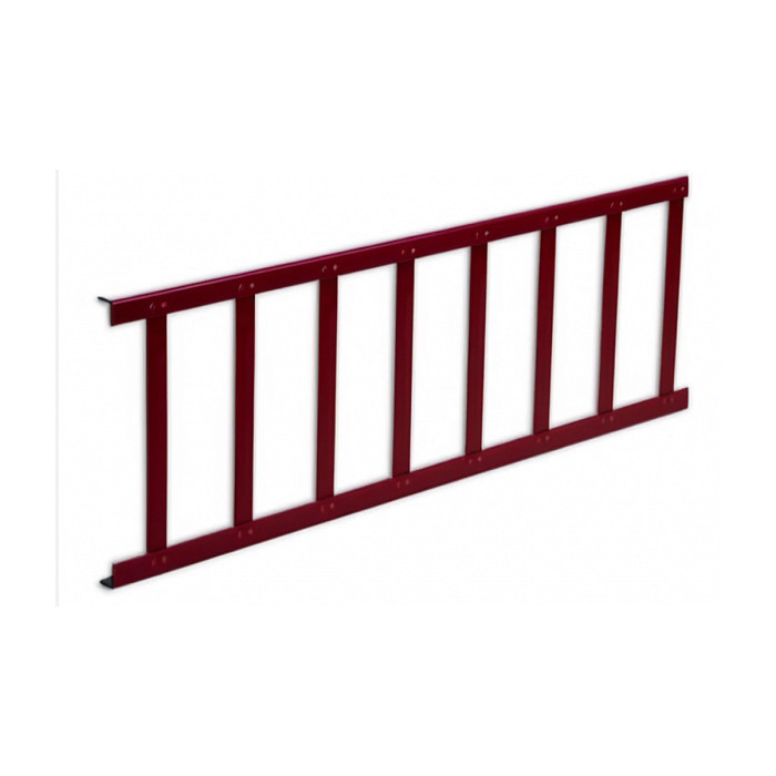 Комплект снегозадержания Красный, KLOBER, 12 м. п. (4 Решётки, 16 соединительных зажимов, и 3 универсальных крепления)