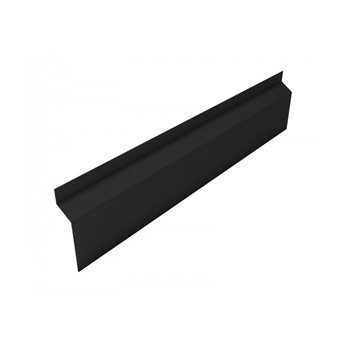 Планка Вака, 2400х80 мм, Черный, алюминий, ФЭЗ