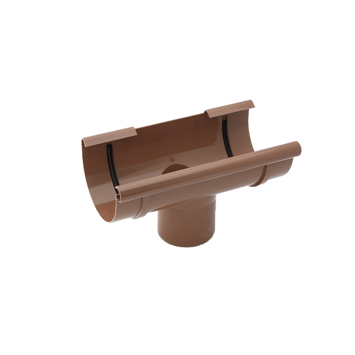 Воронка для слива, пвх, d-125/110 мм, коричневый, BRYZA