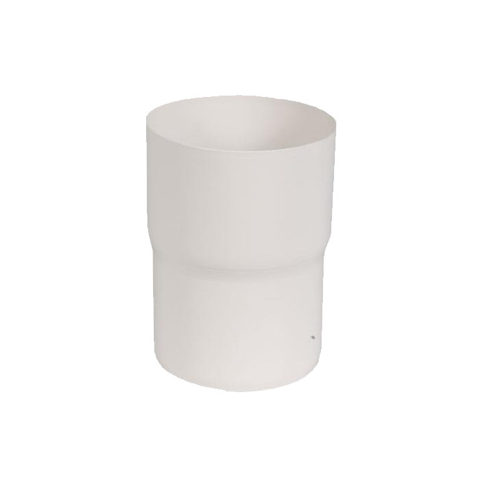 Соединитель трубы, сталь, d-100 мм, белый, Aquasystem