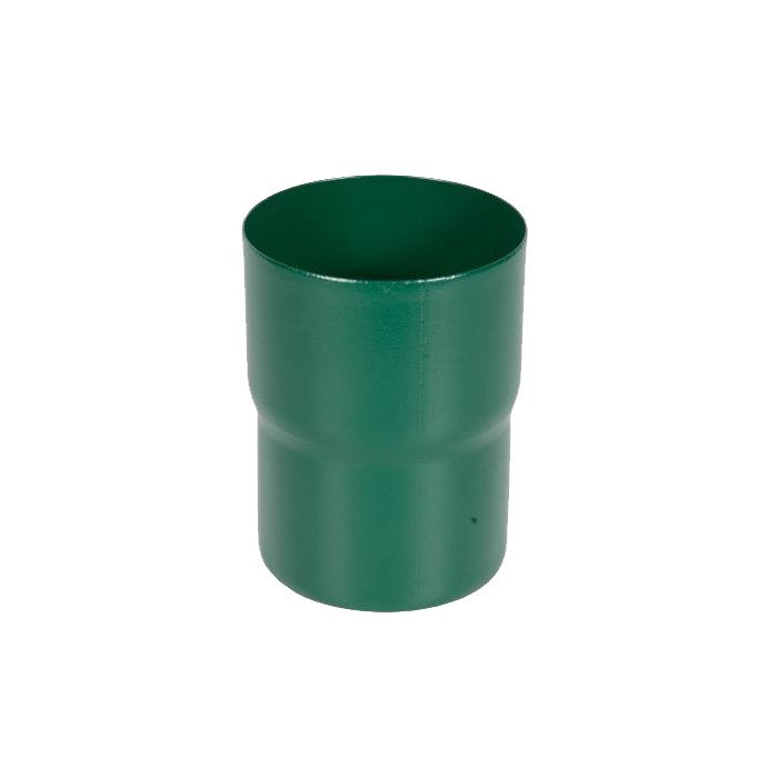 Соединитель трубы, сталь, d-100 мм, зеленый, Aquasystem