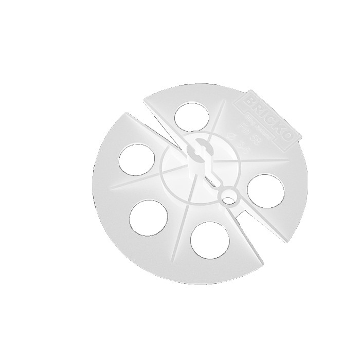 Фиксатор утеплителя, ПВХ D=58,3, зеленый/белый, Bricko фото 2