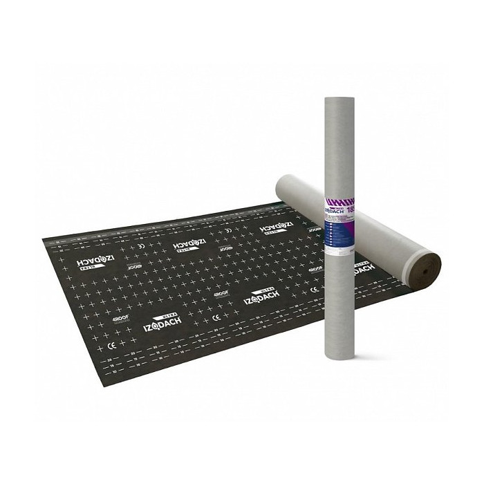 Диффузионная мембрана IZODACH ULTRA (2S) 3 слоя и 2 клейкие полосы,(1,5 м х 50 м), 4roof