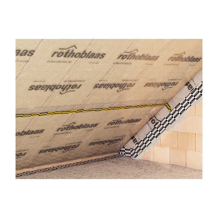 Пароизоляционная мембрана CLIMA80 с переменной диффузией, 1,5х50м, Holz Technic фото 2