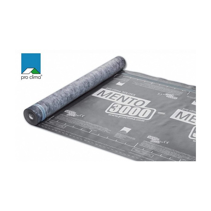 SOLITEX MENTO 3000 connect ветровлагозащитная мембрана (1,5 м х 50 м), Pro clima