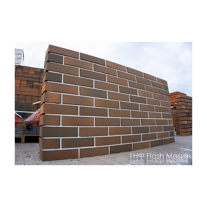 Лицевой керамический кирпич пустотелый, Flash Motiv, NF, Красная гвардия фото 4