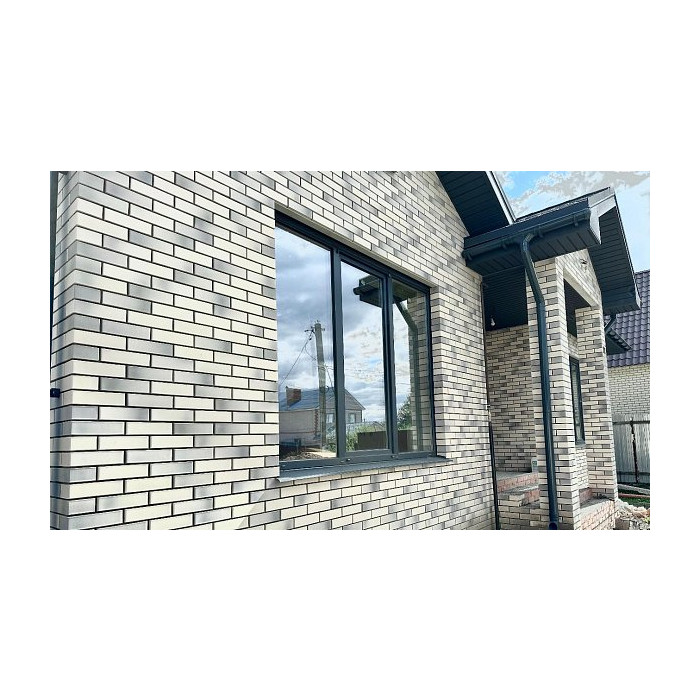 Лицевой керамический кирпич пустотелый, Ashen Premium, NF, Красная гвардия фото 8