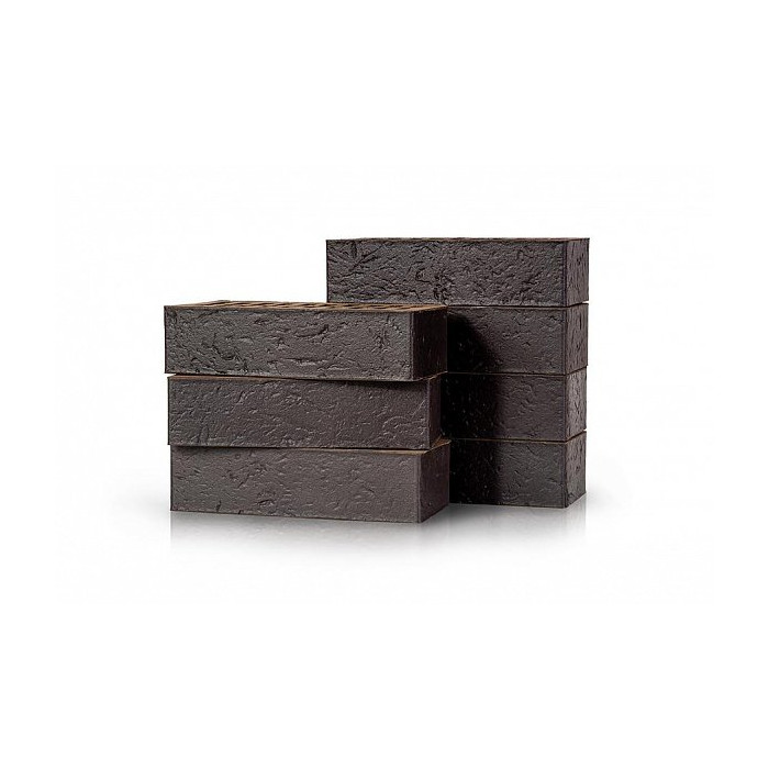Лицевой керамический кирпич пустотелый, Black Premium, NF, Красная гвардия фото 7