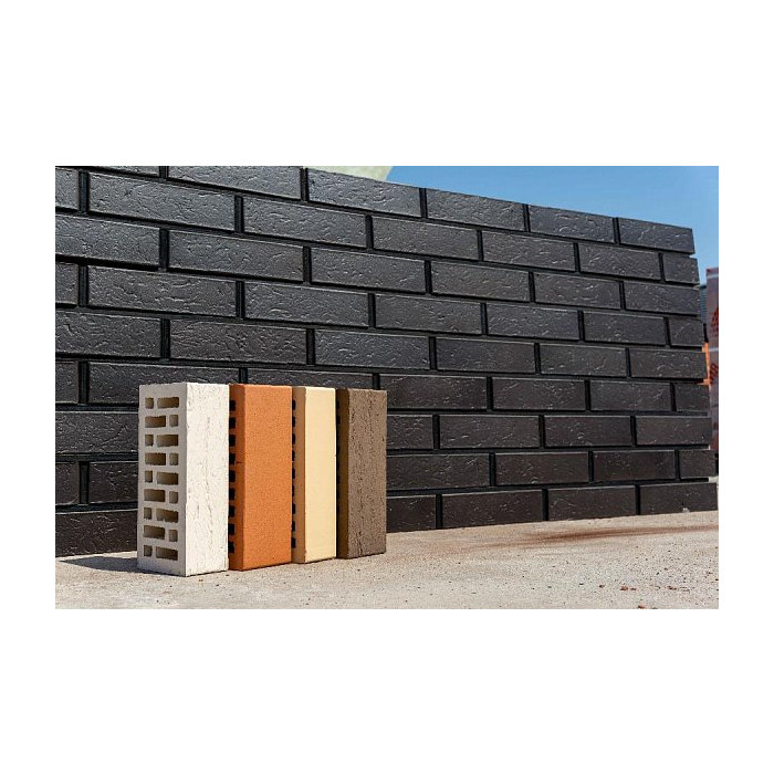 Лицевой керамический кирпич пустотелый, Black Premium, NF, Красная гвардия фото 8