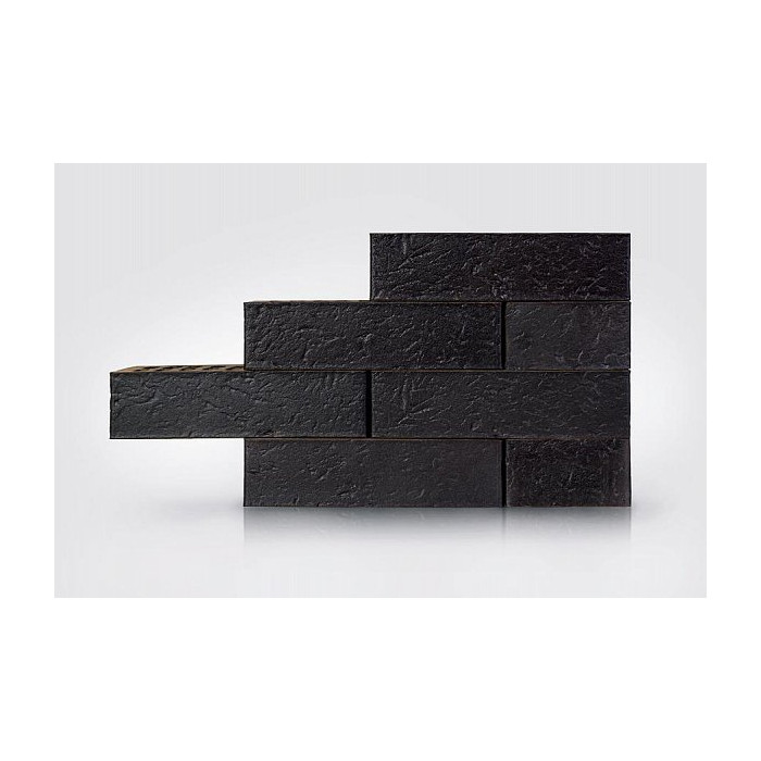 Лицевой керамический кирпич пустотелый, Black Premium, NF, Красная гвардия фото 2