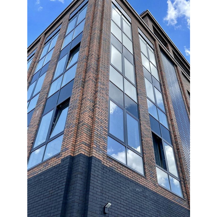 Лицевой керамический кирпич пустотелый, Black Premium Matte, NF, Красная гвардия фото 4