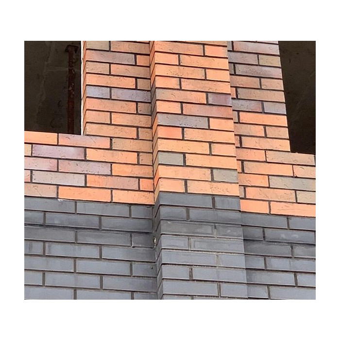 Лицевой керамический кирпич пустотелый, Black Premium Matte, NF, Красная гвардия фото 5