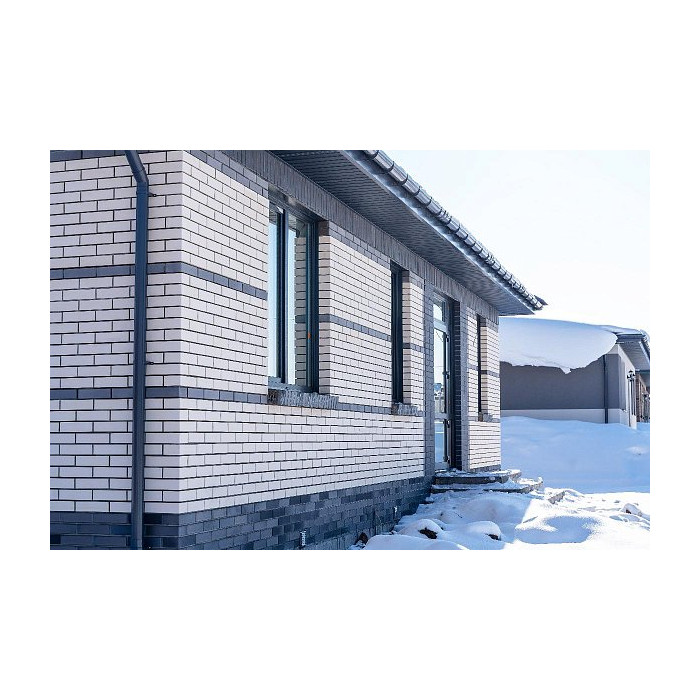 Лицевой керамический кирпич пустотелый, Белый, NF, Красная гвардия фото 4