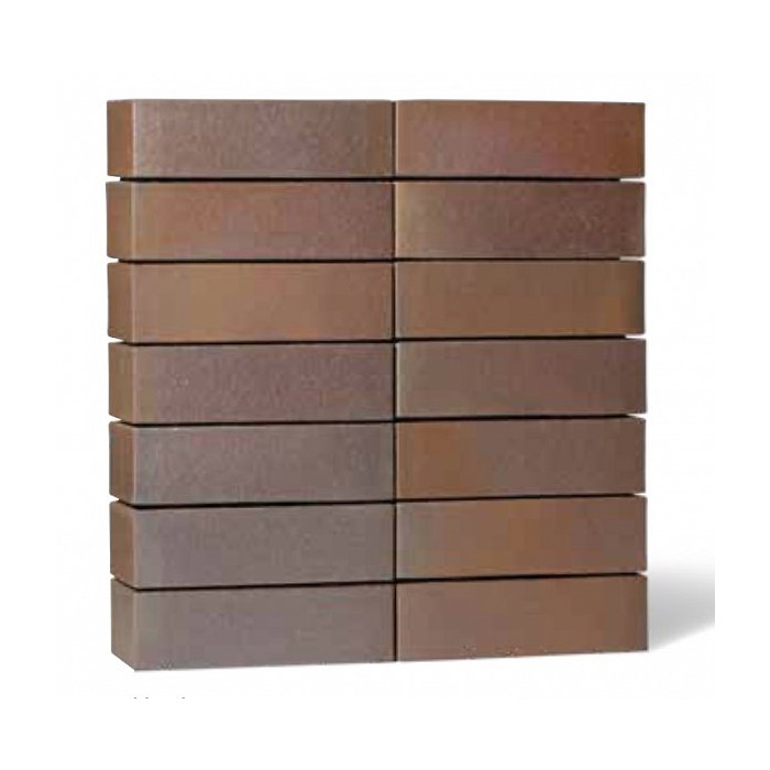 Облицовочный кирпич ACCUM Сине-коричневый (blau- braun) гладкая (glatt), 240х115х71 мм, Röben фото 2